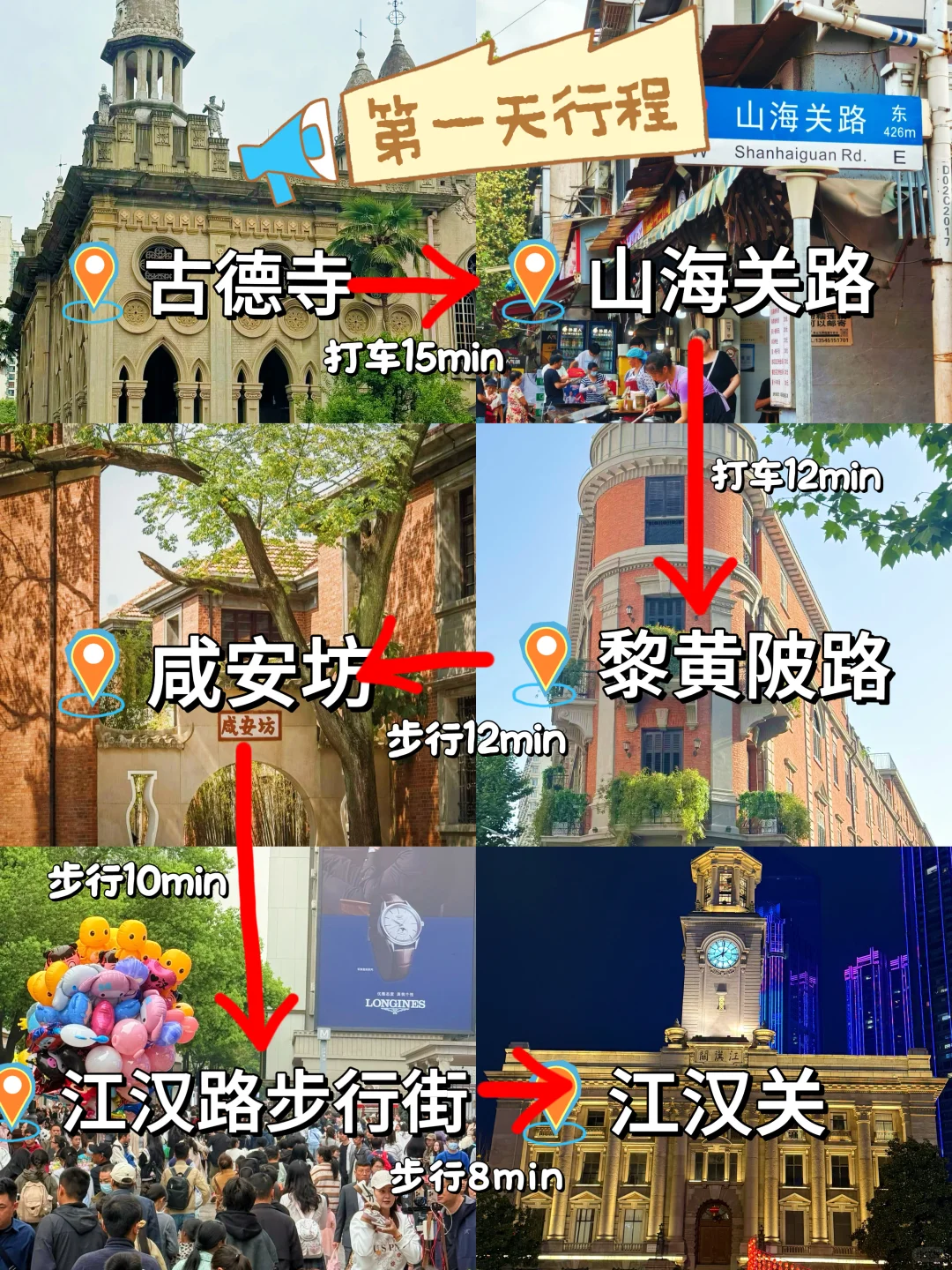 吐血总结‼️武汉3天2夜旅游攻略（省钱版）！！