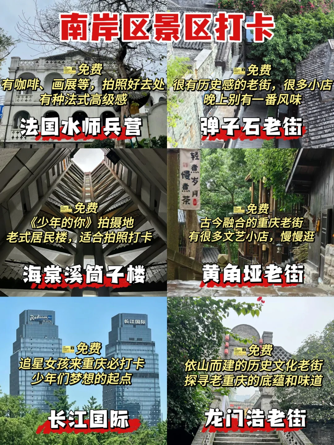 重庆各区热门景点盘点‼️超全超详细✅