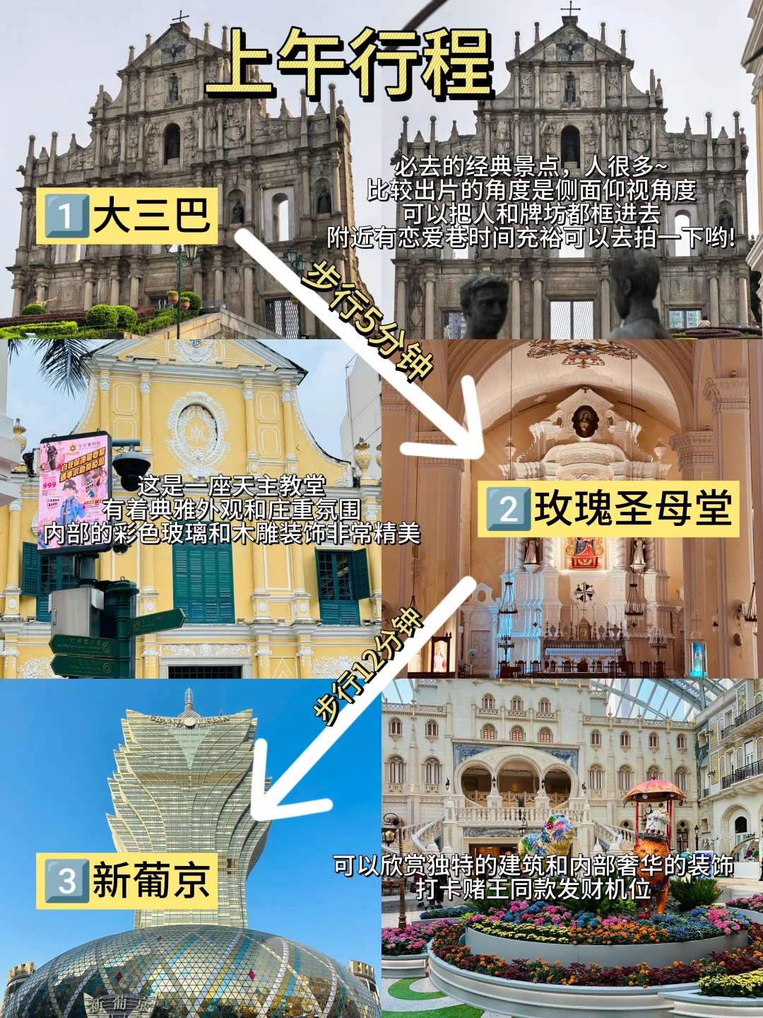 🔥澳门一日游攻略 | 保姆级超全教程