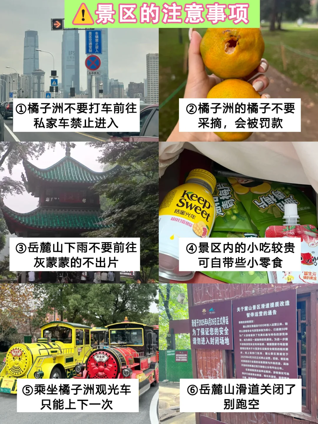 长沙旅游建议‼️一定要先去岳麓山后橘子洲！！