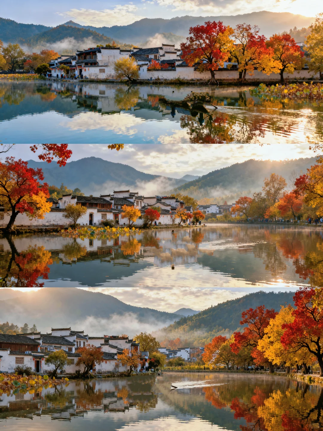 【皖南秋色天花板🍁】3天2晚保姆级攻略！
