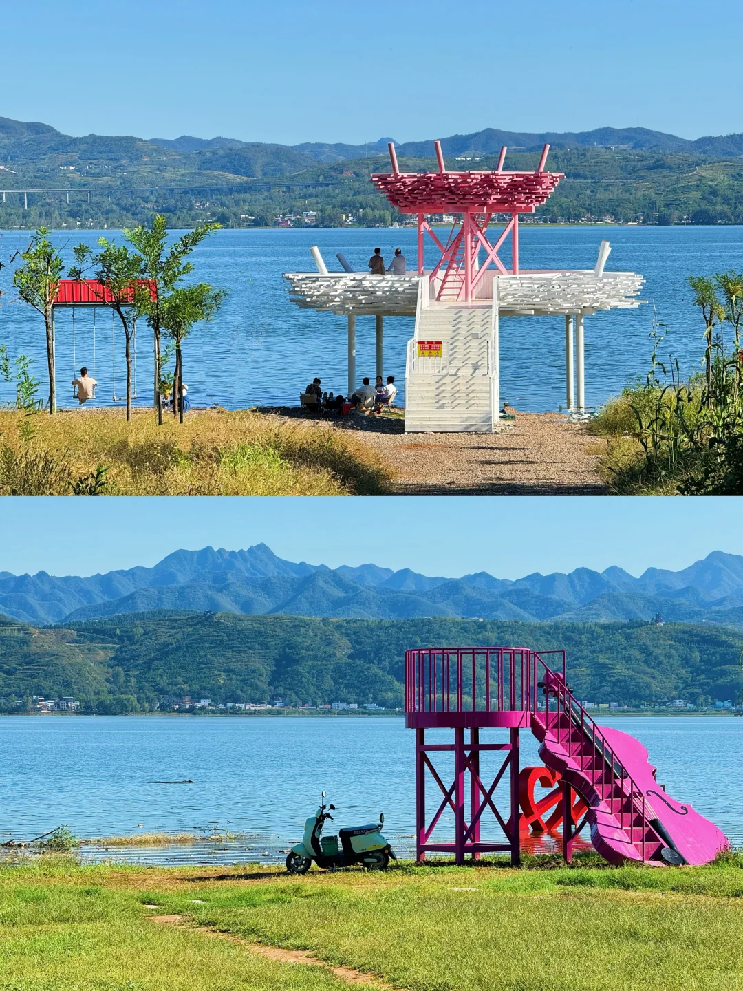 新线‼️西安2天1夜✅这里是瑞士？是洱海？太美～