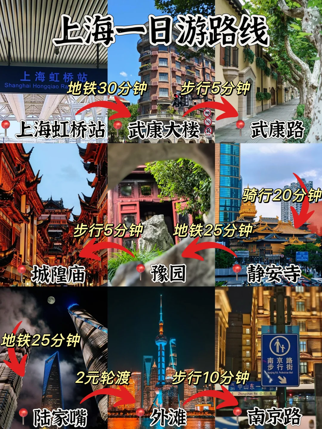 📍上海一日游超详细攻略!亲测不踩雷!!