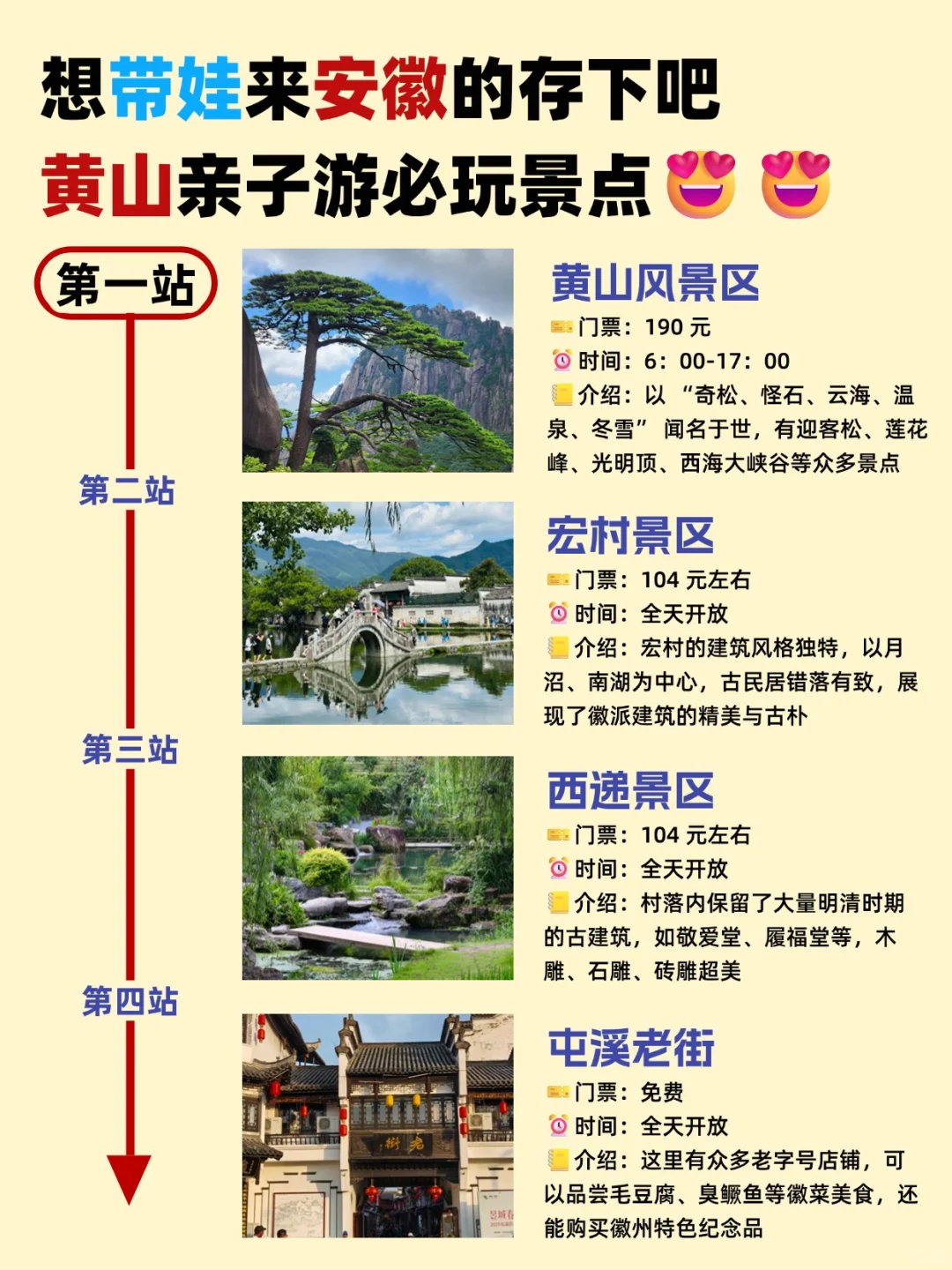 安徽亲子游‼️附必去景点超全攻略