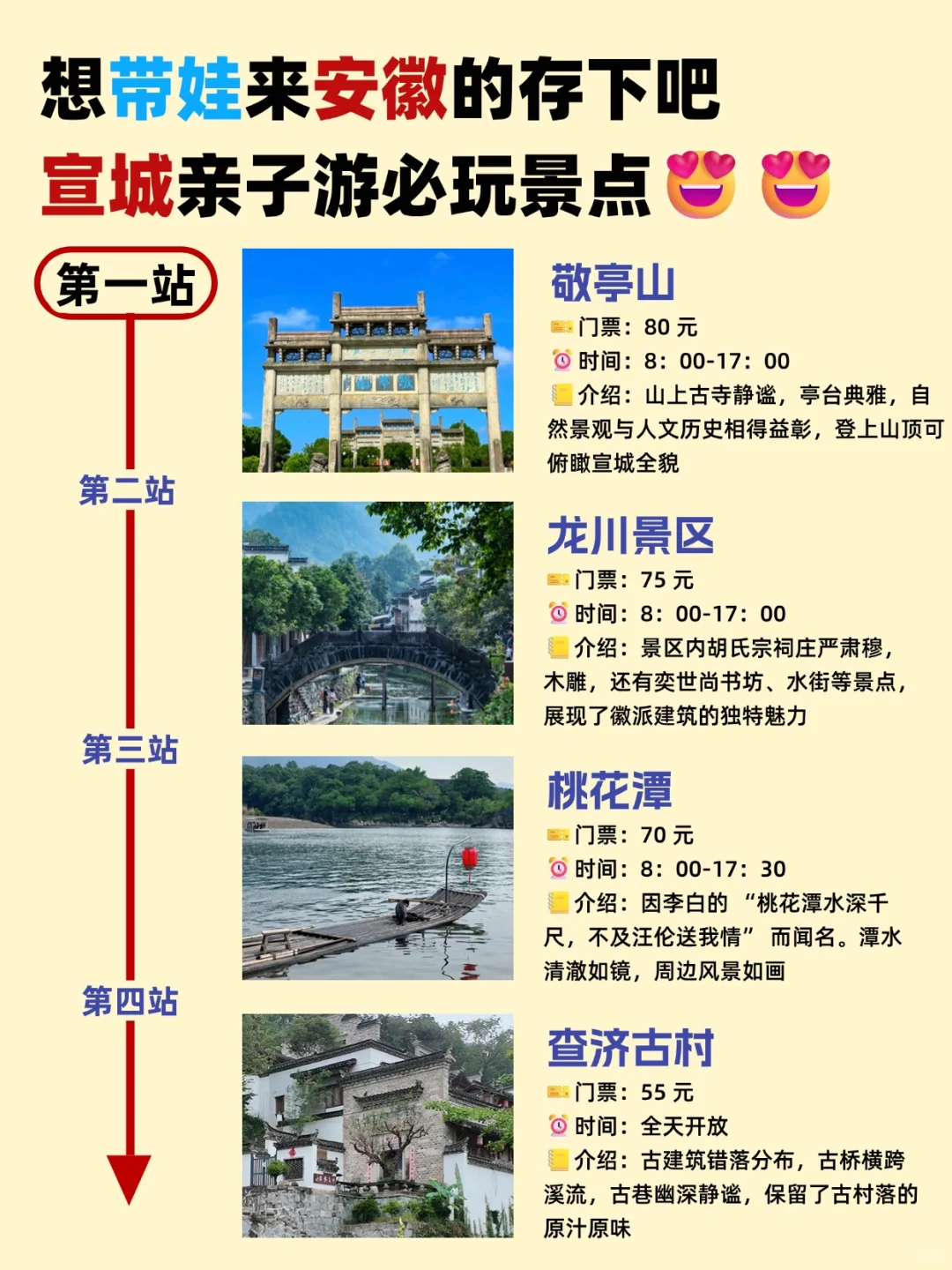 安徽亲子游‼️附必去景点超全攻略
