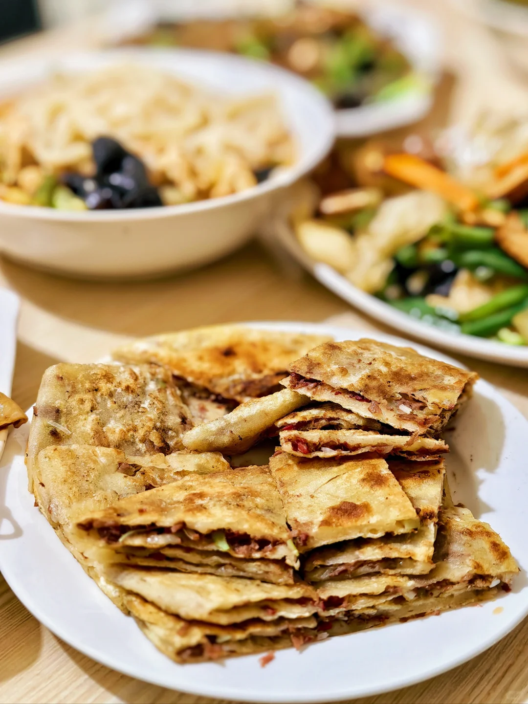 邯郸30km到武安🍜就为这碗擀面+驴肉烙饼