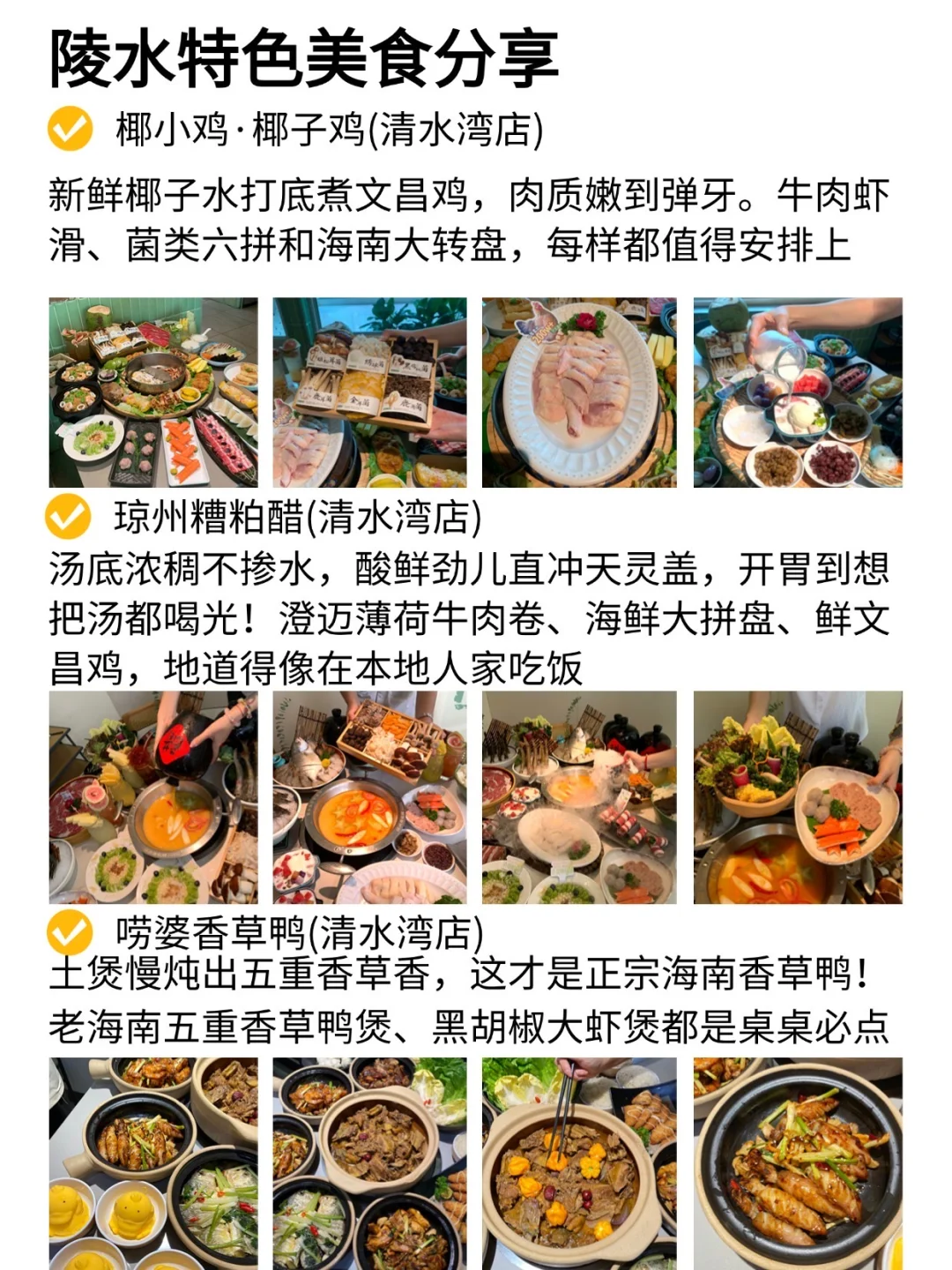 海南陵水已回!对自己做的攻略复盘满意s了