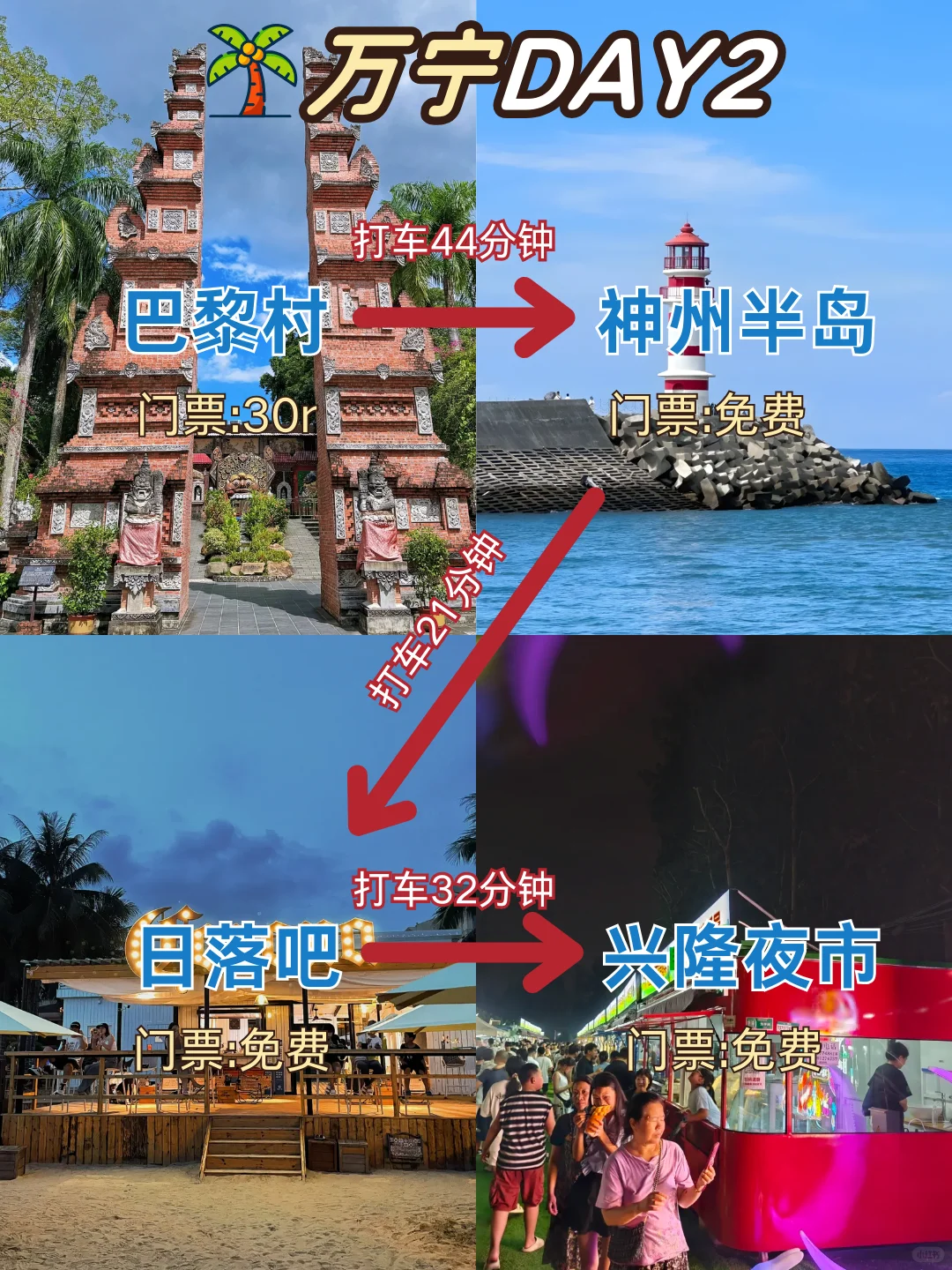 本地人做的万宁保姆级旅游攻略