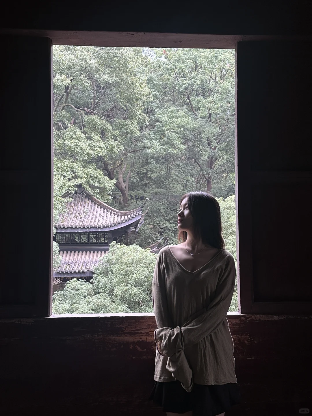 在六和塔古意空间里的松弛感穿搭✨