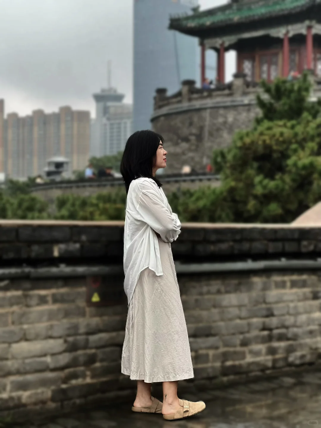 邯郸丛台| 🌧️雨水洗过的古台也太绝了吧！
