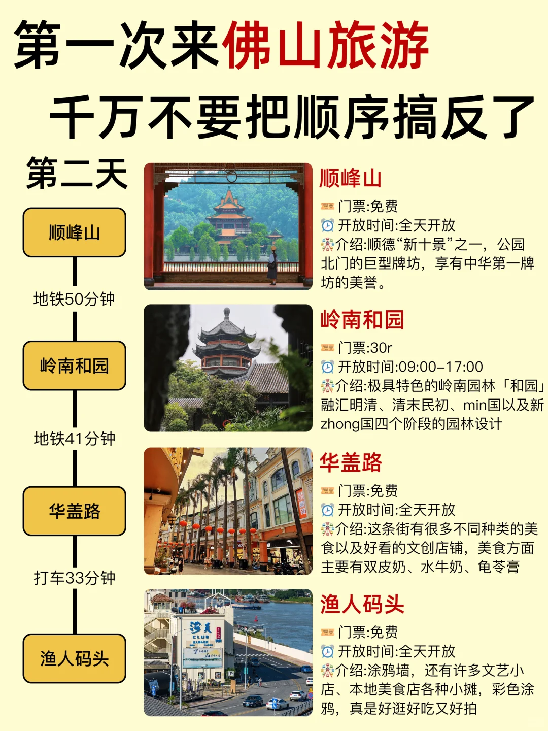 佛山旅游攻略 | 轻松不绕路超省心😎