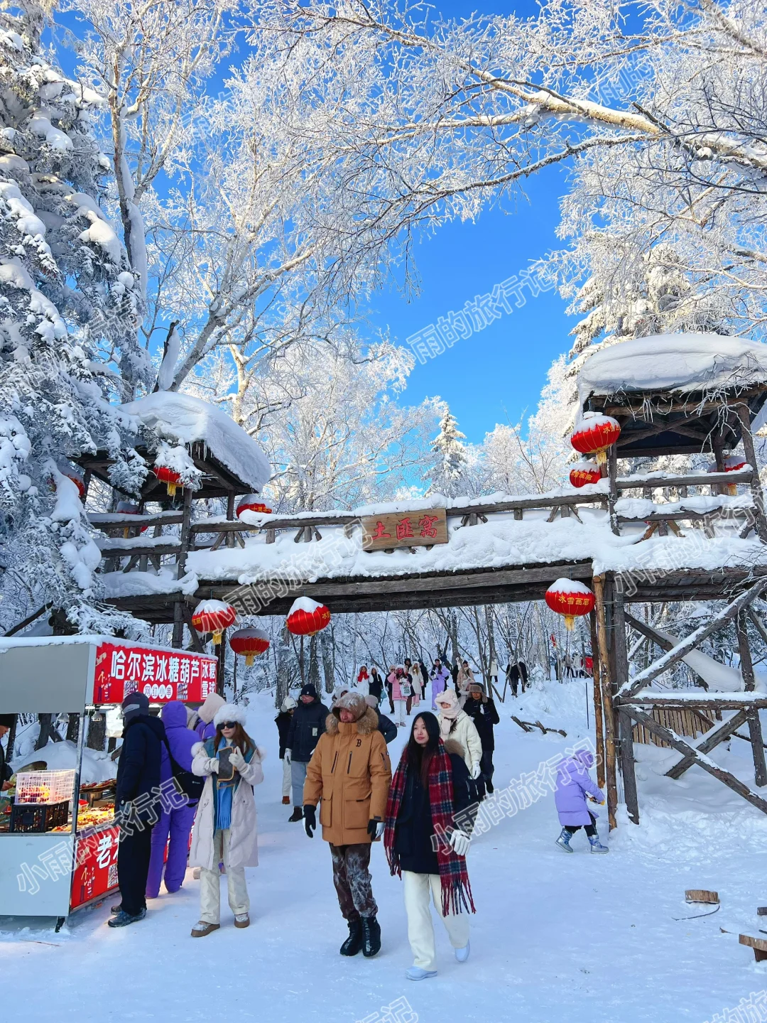 冰雪画廊景区导览图📍