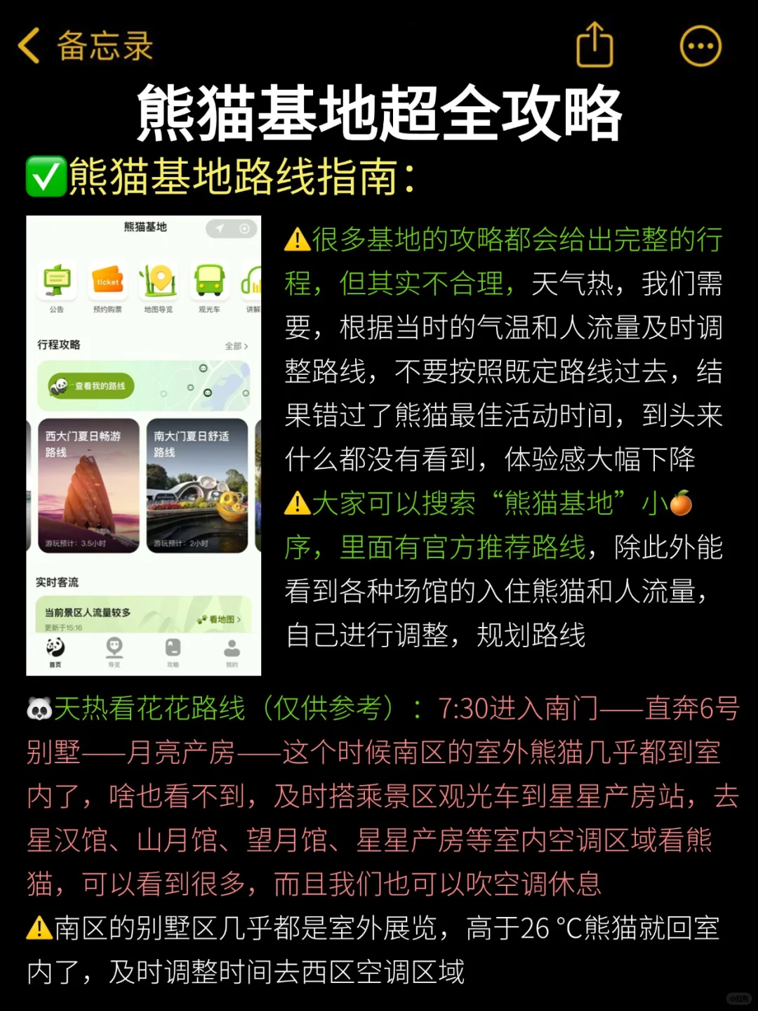 后悔‼️8-9月去熊猫基地🐼一定要做好攻略