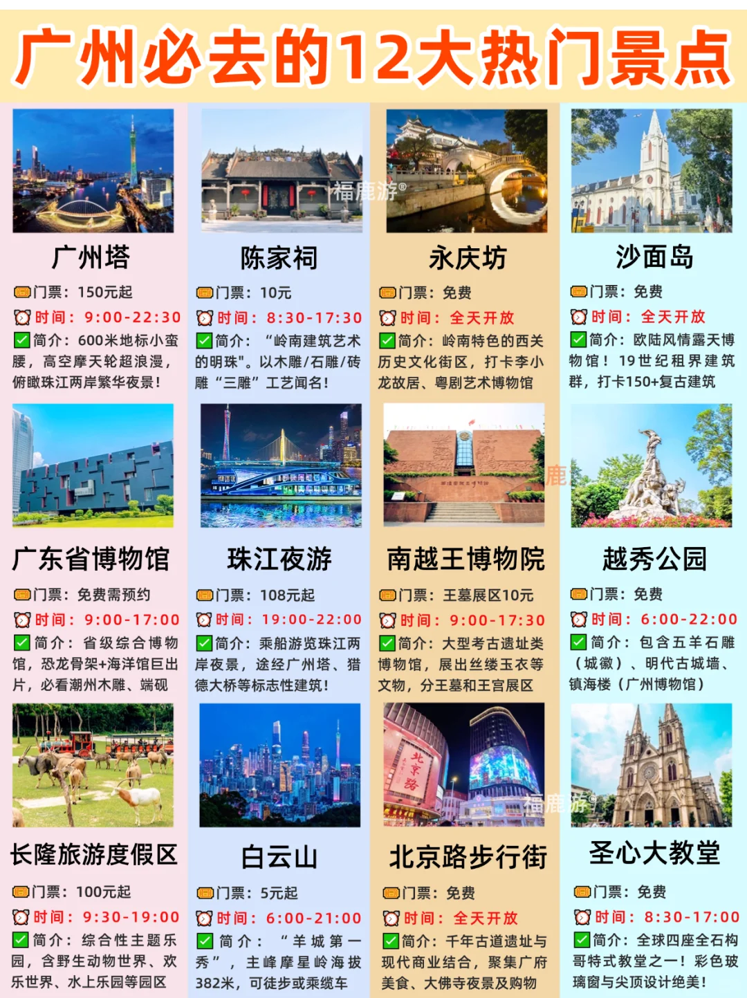 来广州必去的12大热门景点|附3日游玩攻略❗
