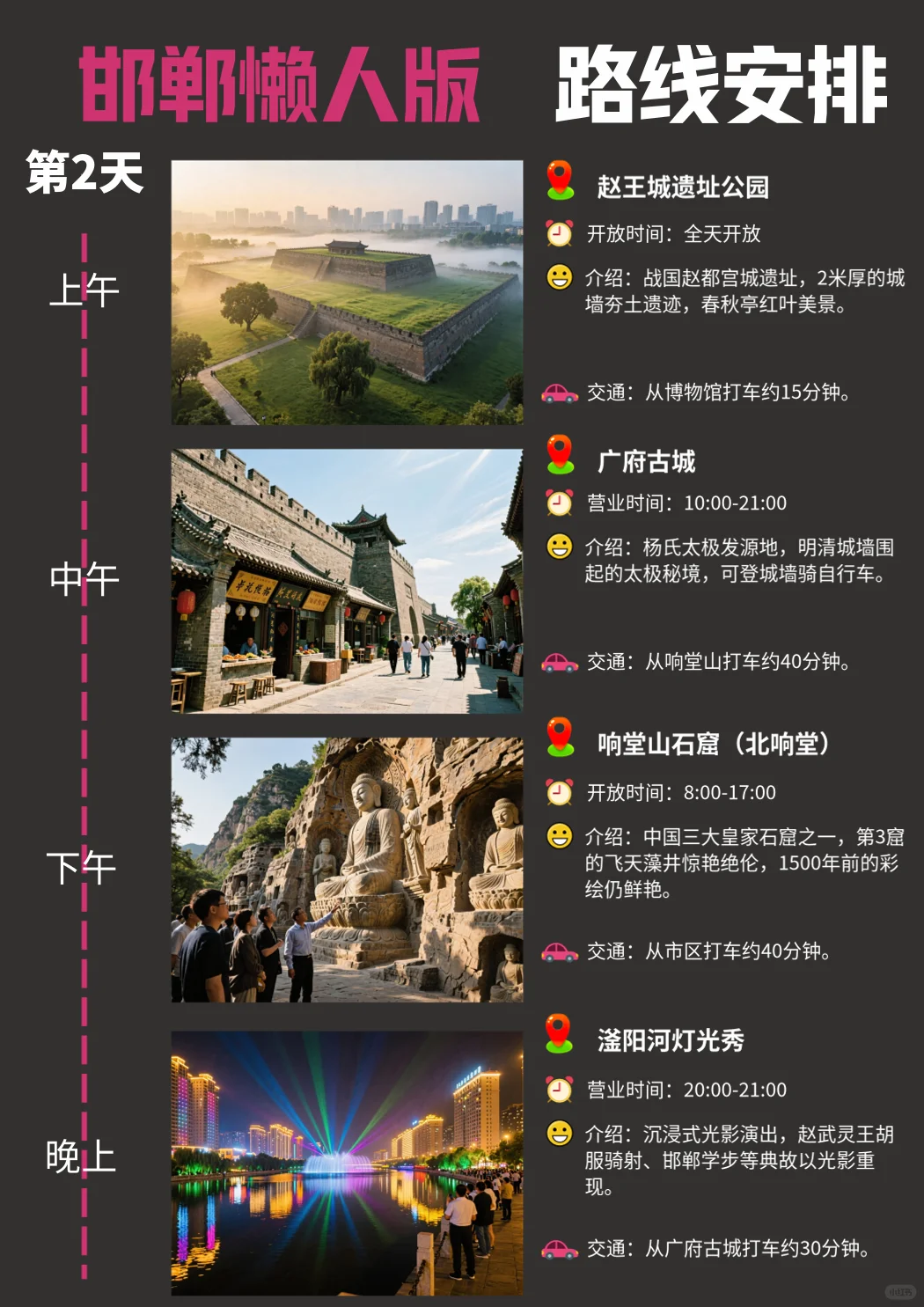 邯郸 3 日游懒人版 citywalk