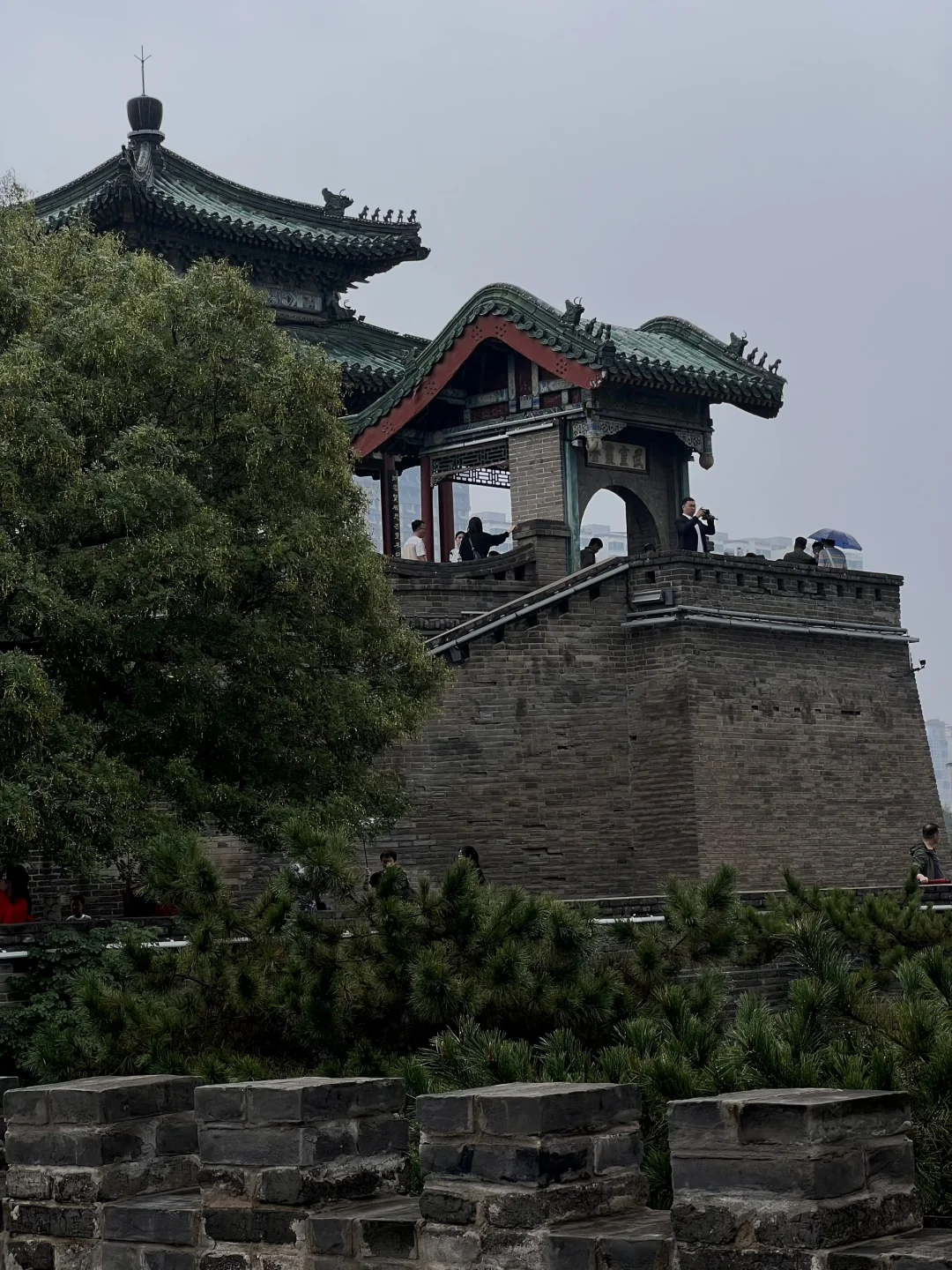 邯郸丛台| 🌧️雨水洗过的古台也太绝了吧！