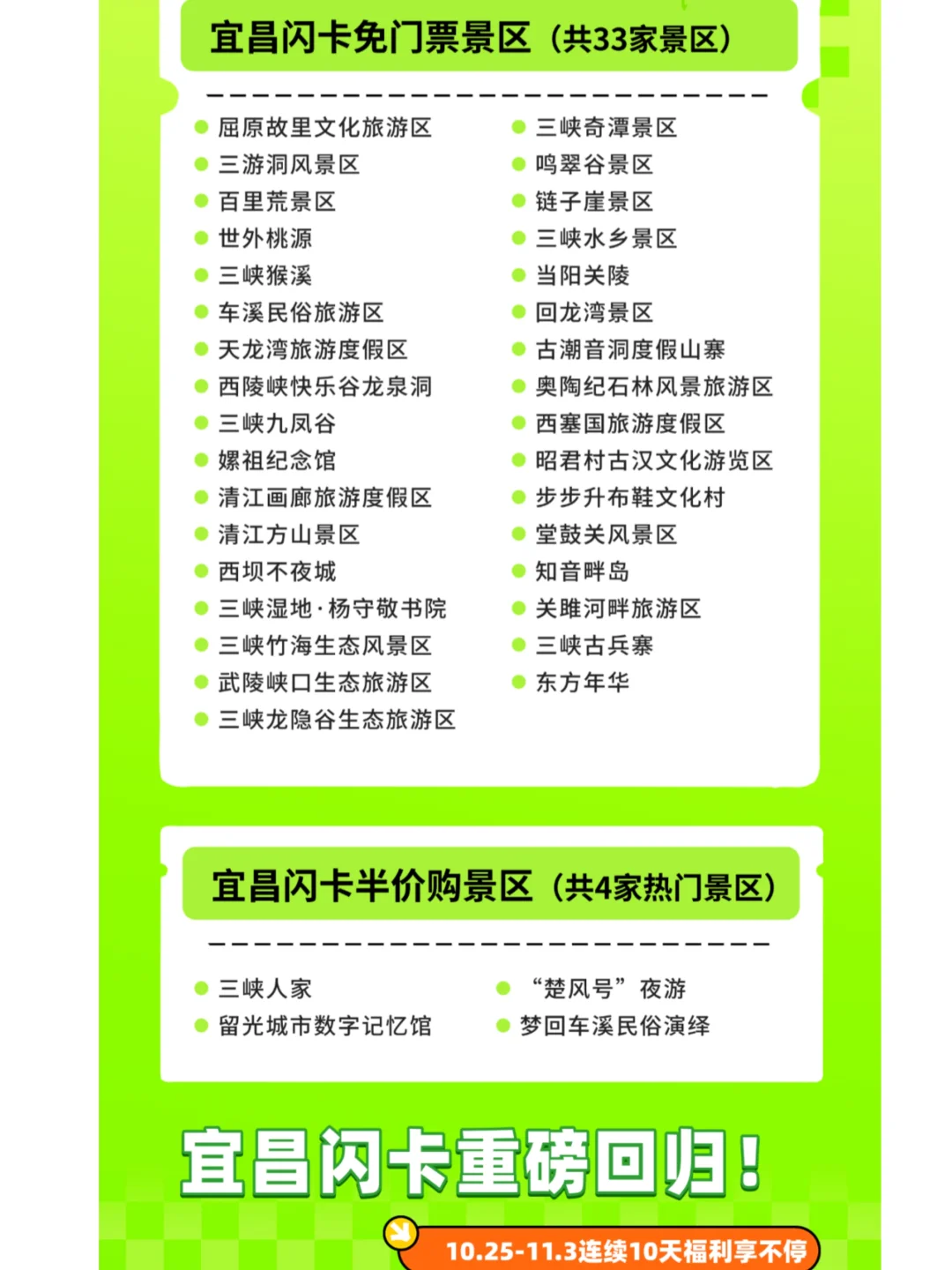 打破信息差🔥人均50玩遍宜昌，附四大必玩点