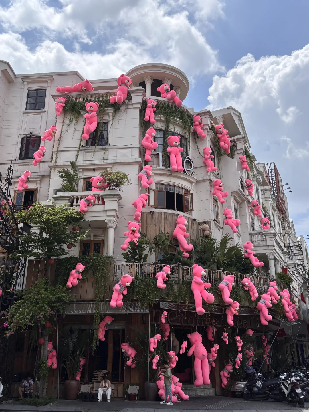 少女心爆棚！胡志明挂满🐻的咖啡厅