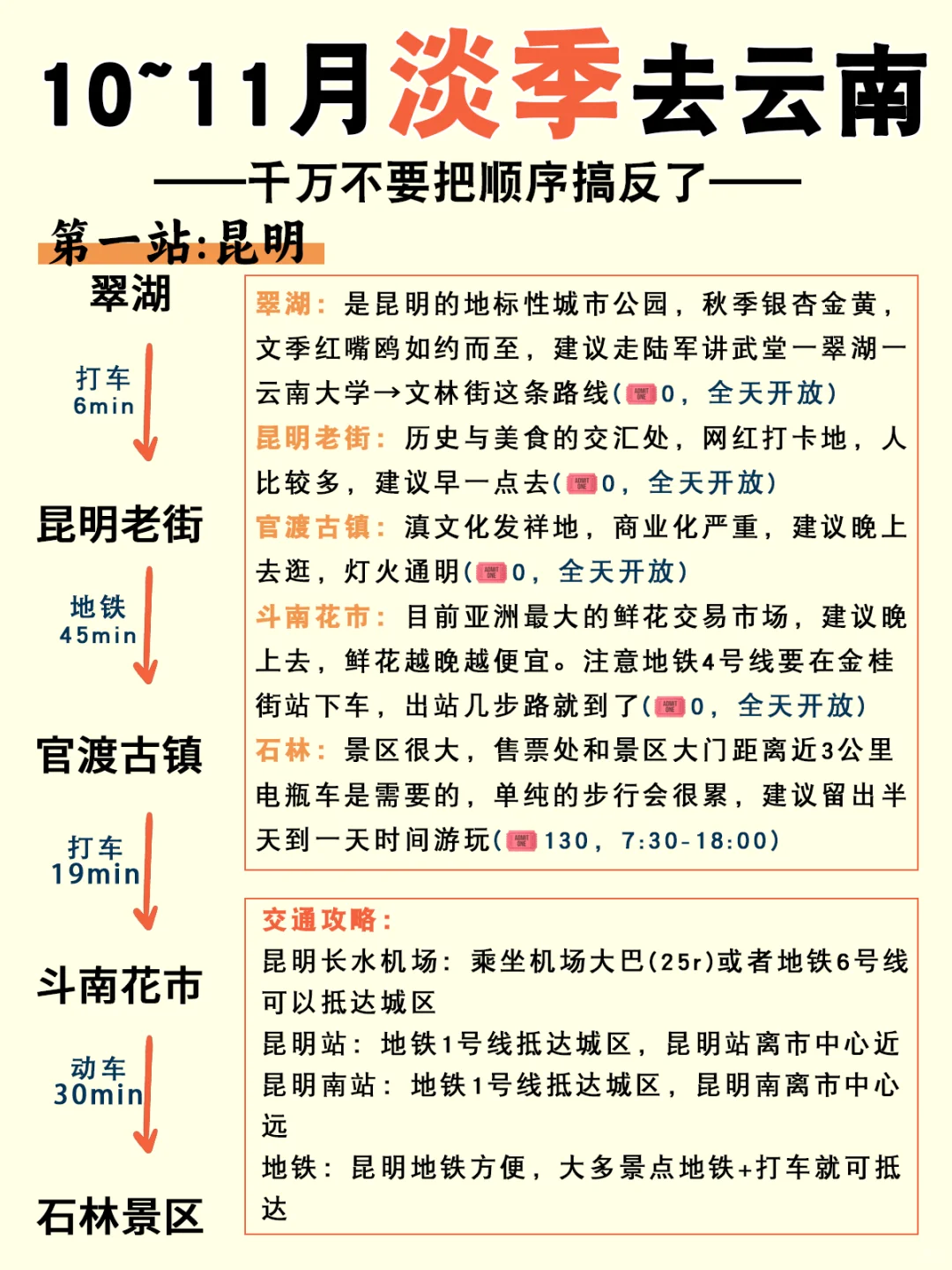 淡季去云南旅行，这样玩才正确
