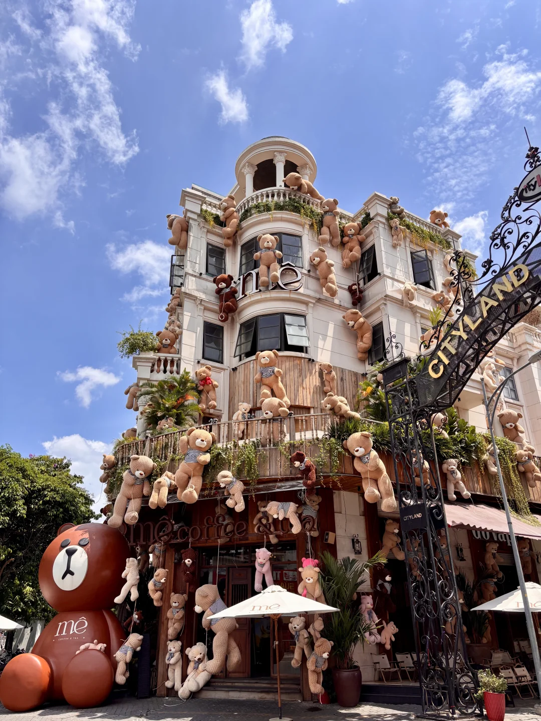 少女心爆棚！胡志明挂满🐻的咖啡厅