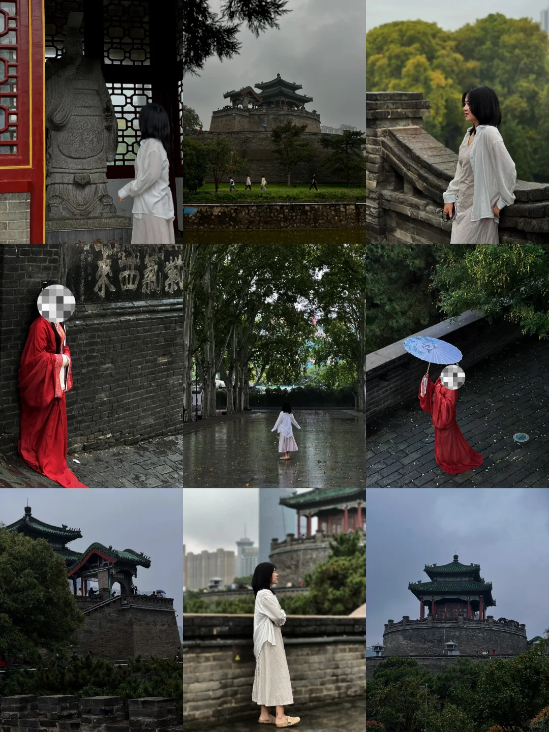 邯郸丛台| 🌧️雨水洗过的古台也太绝了吧！