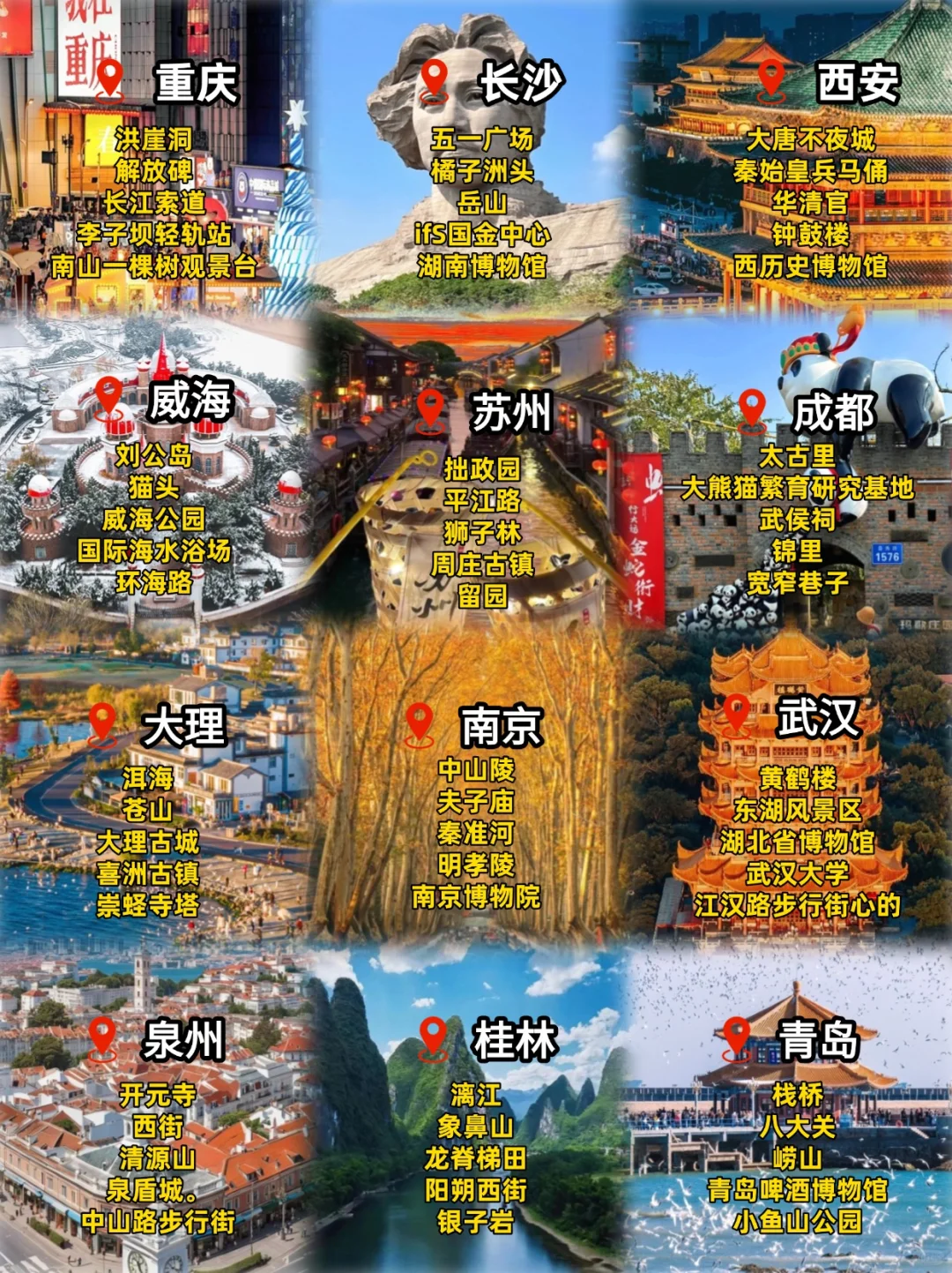 盘点这个冬天和暑假值得去的几个城市❗