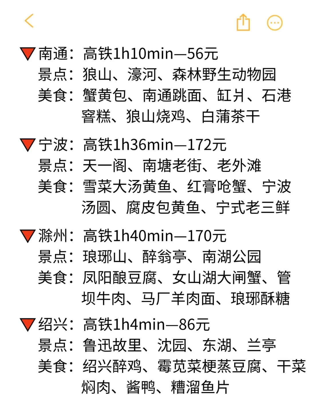 上海2h高铁可到达的35个旅游城市盘点👍