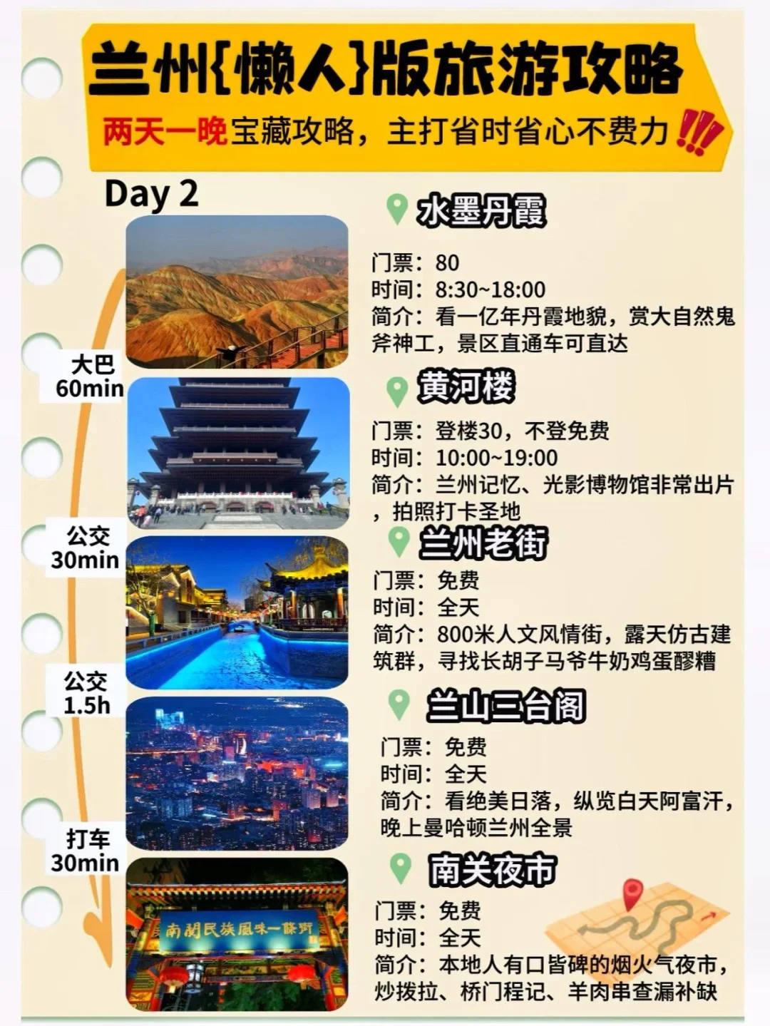 兰州旅游攻略|超实用懒人攻略|新手必备