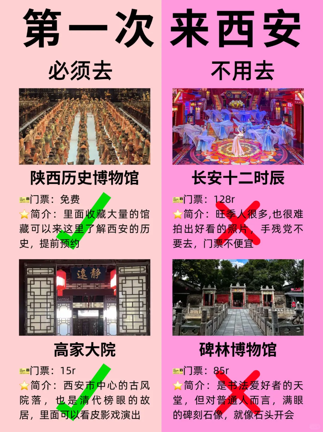 听劝！！10-12月想去西安的姐妹赶紧码住