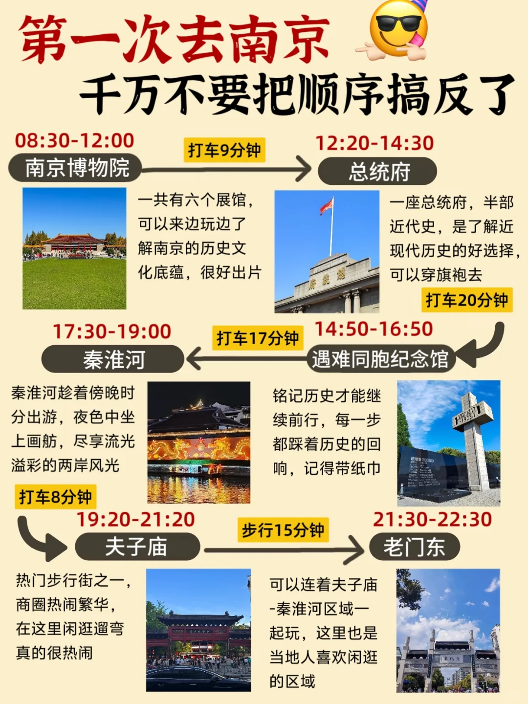 被自己做的南京旅游攻略满意得睡不着!!