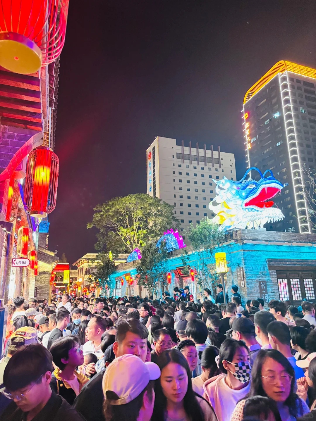 ✨救命!在邯郸道偶遇黄金楼开业点灯仪式!这