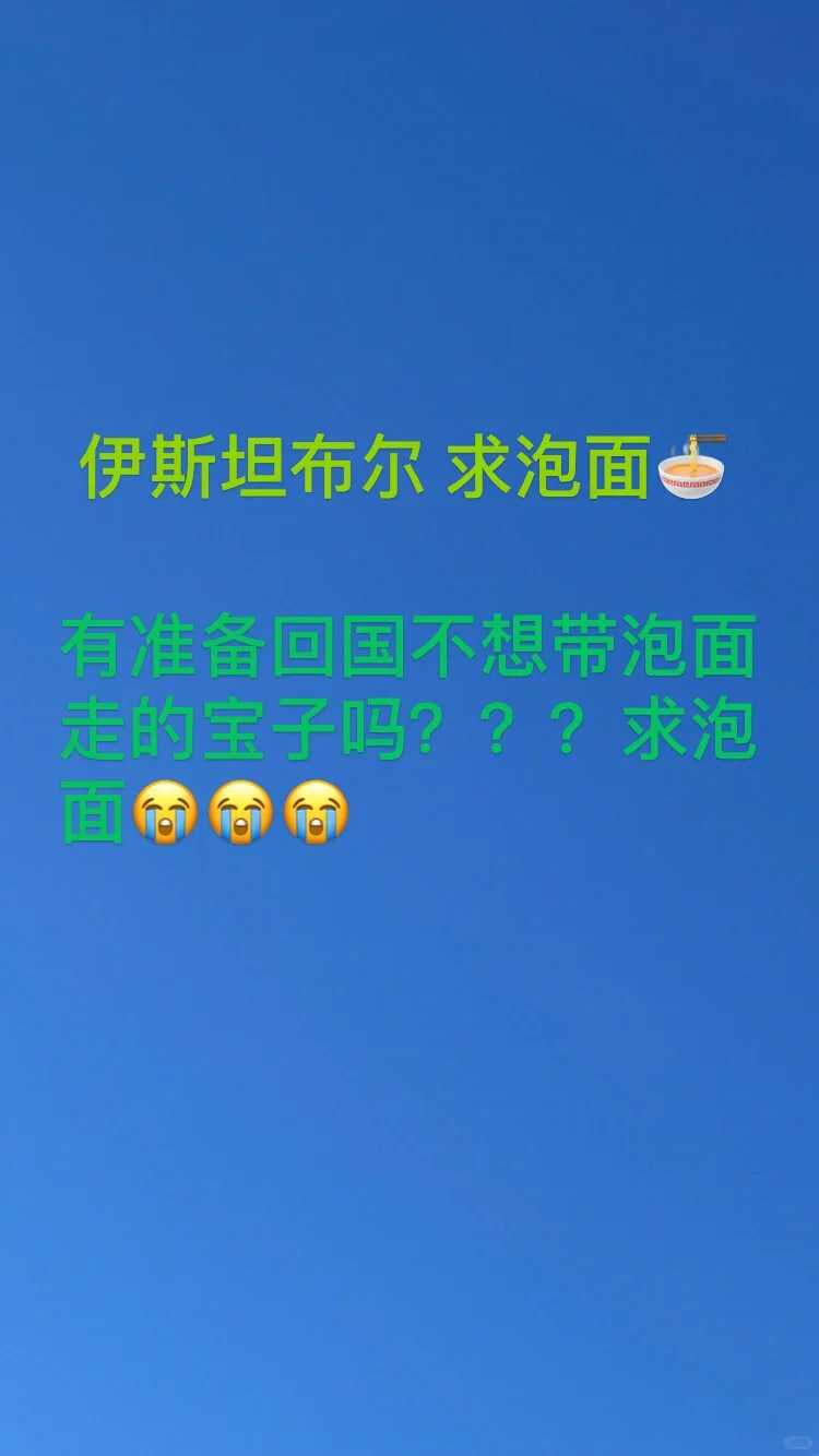 土耳其伊斯坦布尔 求泡面