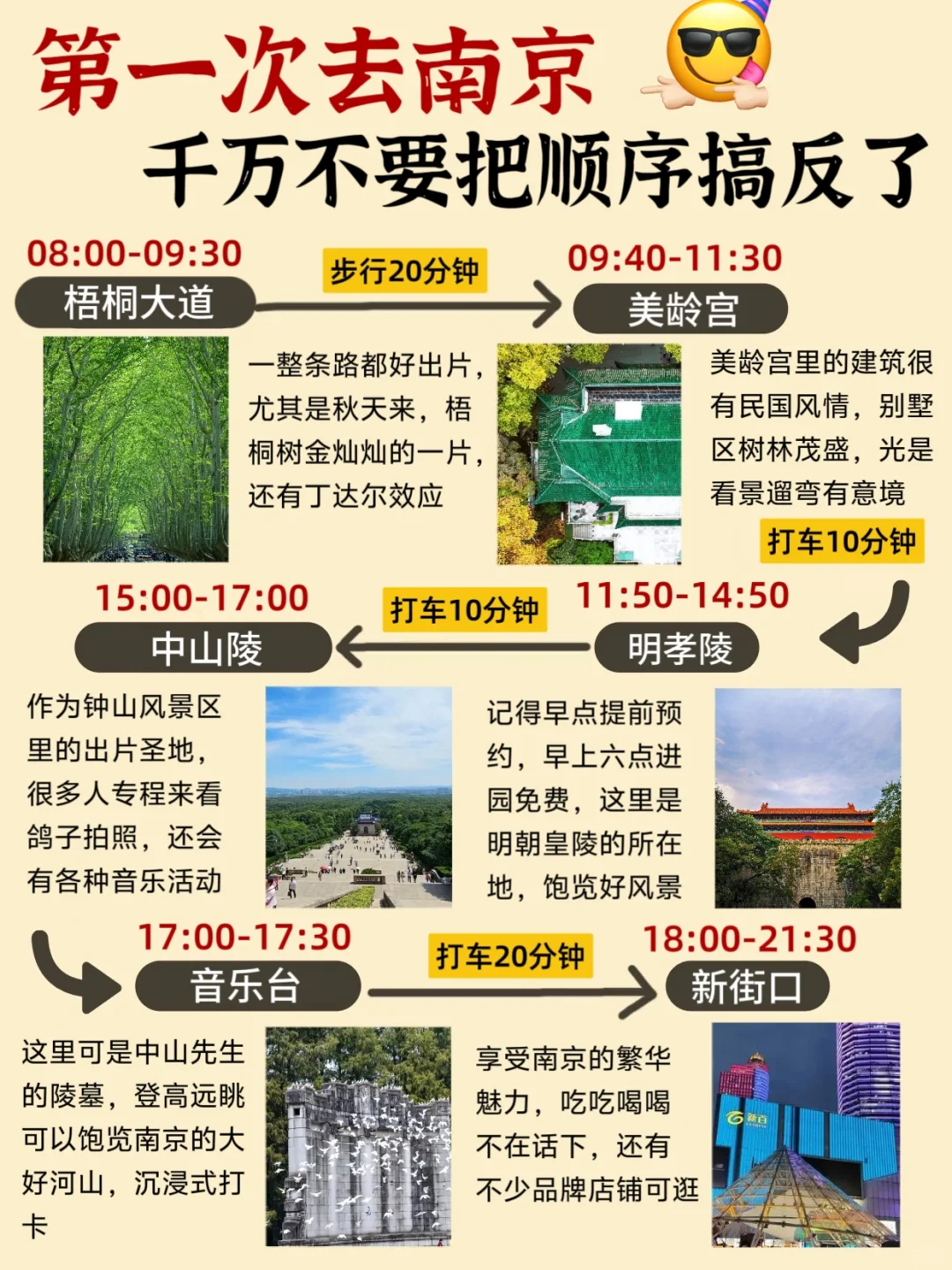 被自己做的南京旅游攻略满意得睡不着!!