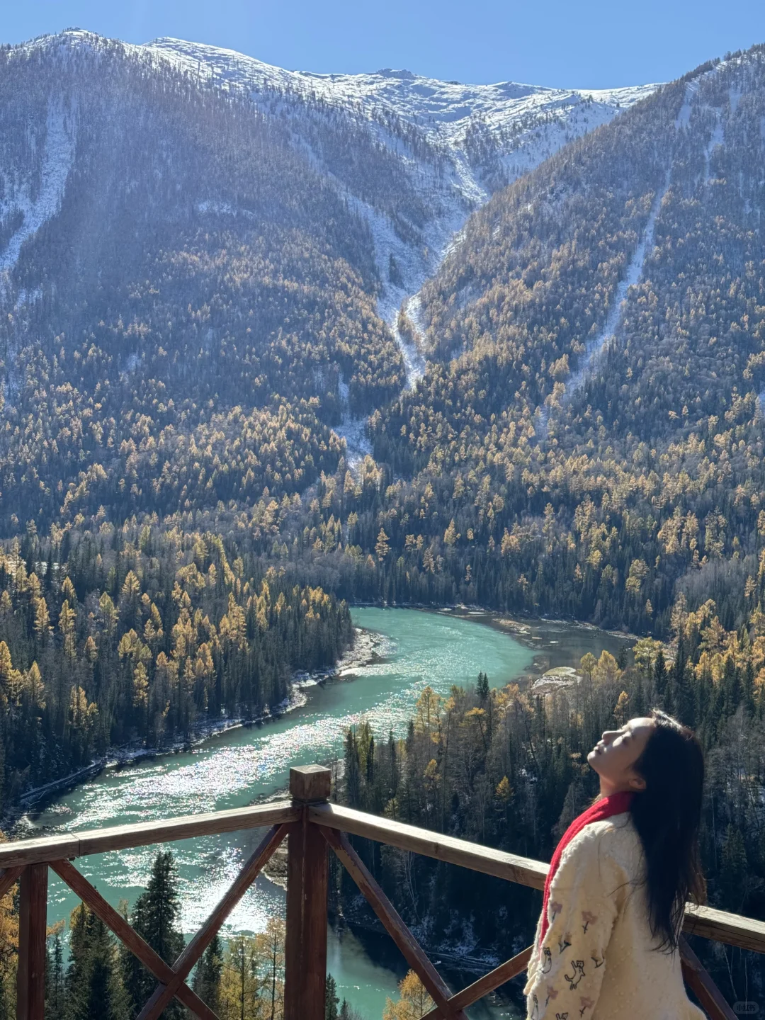 10.6中秋节豪赌喀纳斯成功！