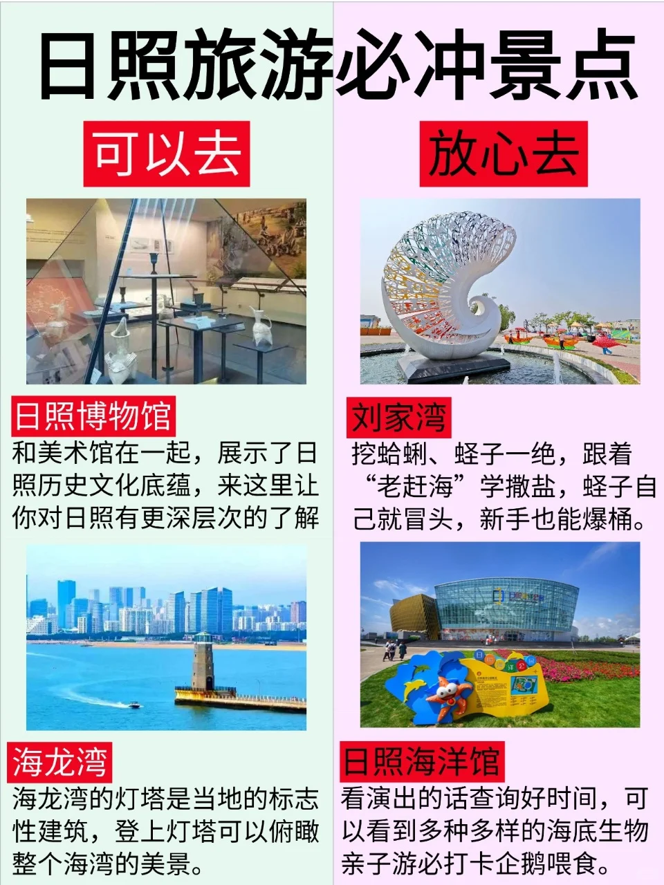 王一妃十日照8日照旅游必冲的景点吐血整理