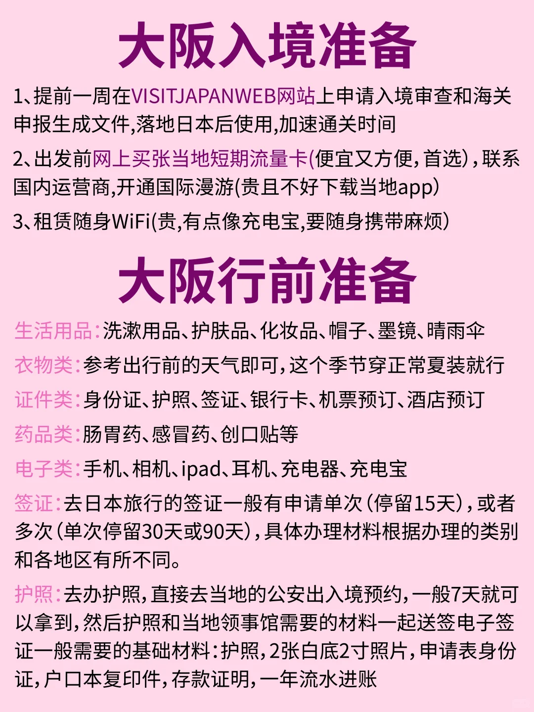太全了❗大阪旅游地图攻略😍一张图搞定✅