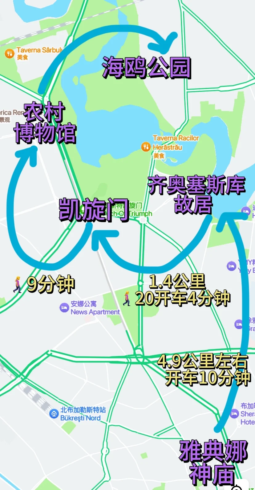 罗马尼亚首都布加勒斯特不走回头路旅游攻略