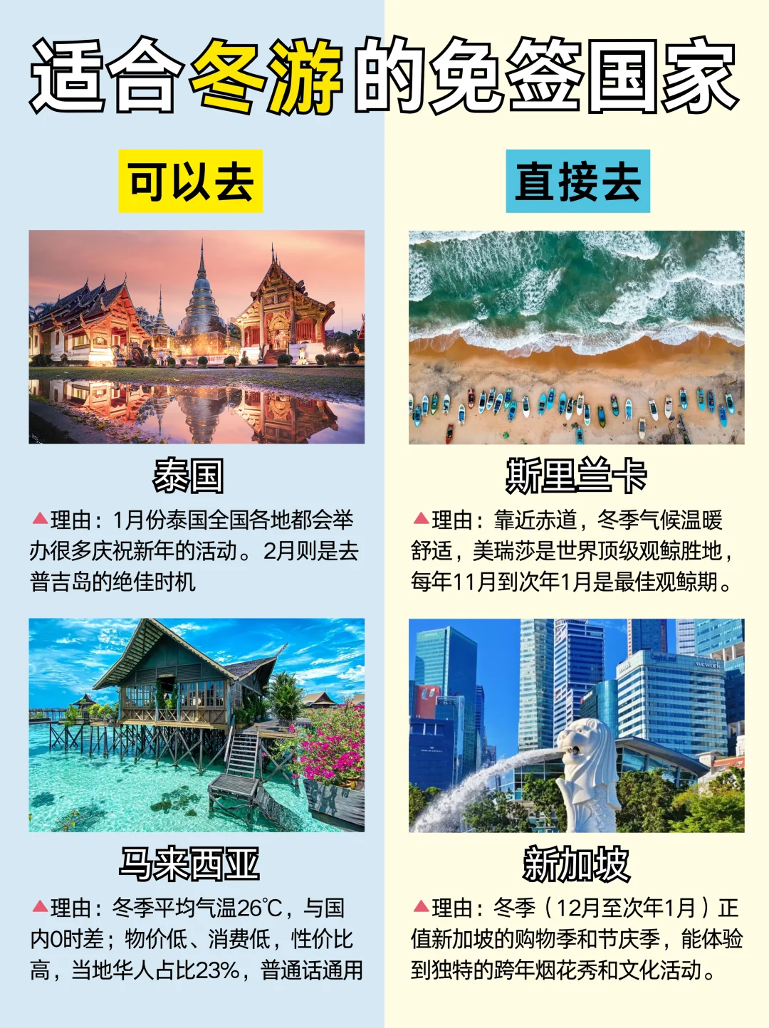 换个地方过冬❄️适合11月出游的免签国家