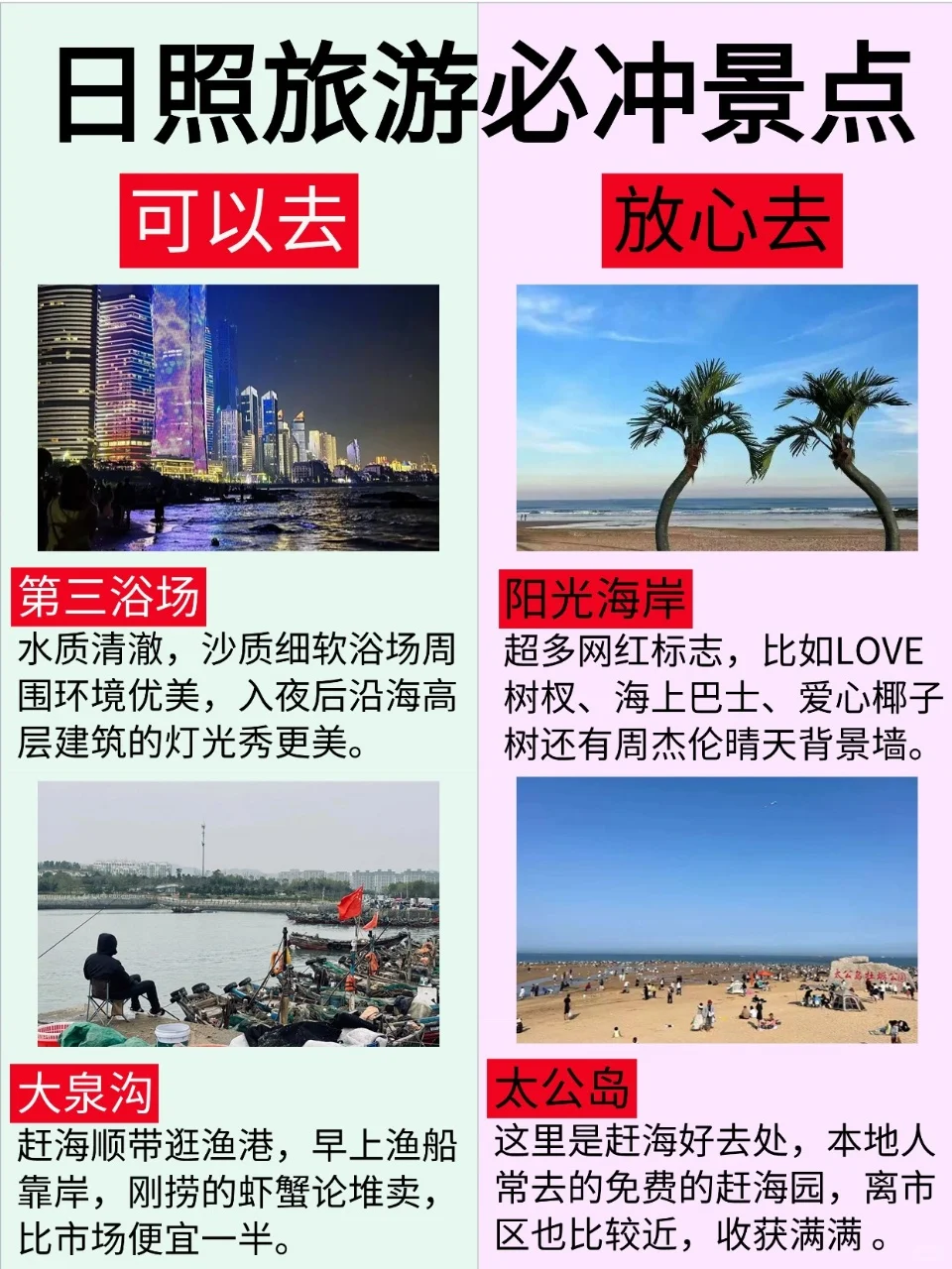 王一妃十日照8日照旅游必冲的景点吐血整理