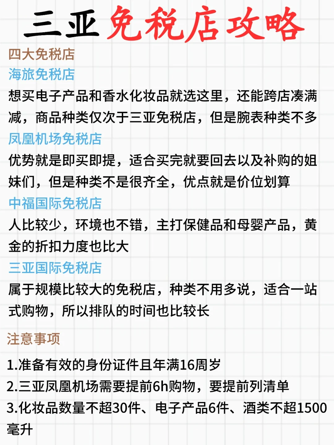 三亚旅游攻略!土著手绘版分布图,快码住