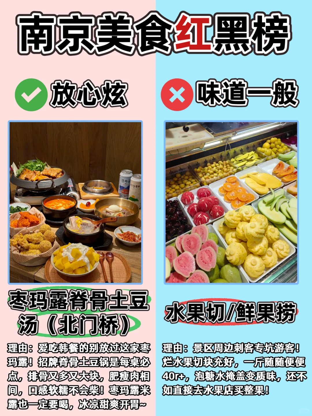 南京旅游大实话...红黑榜帮你避雷‼️