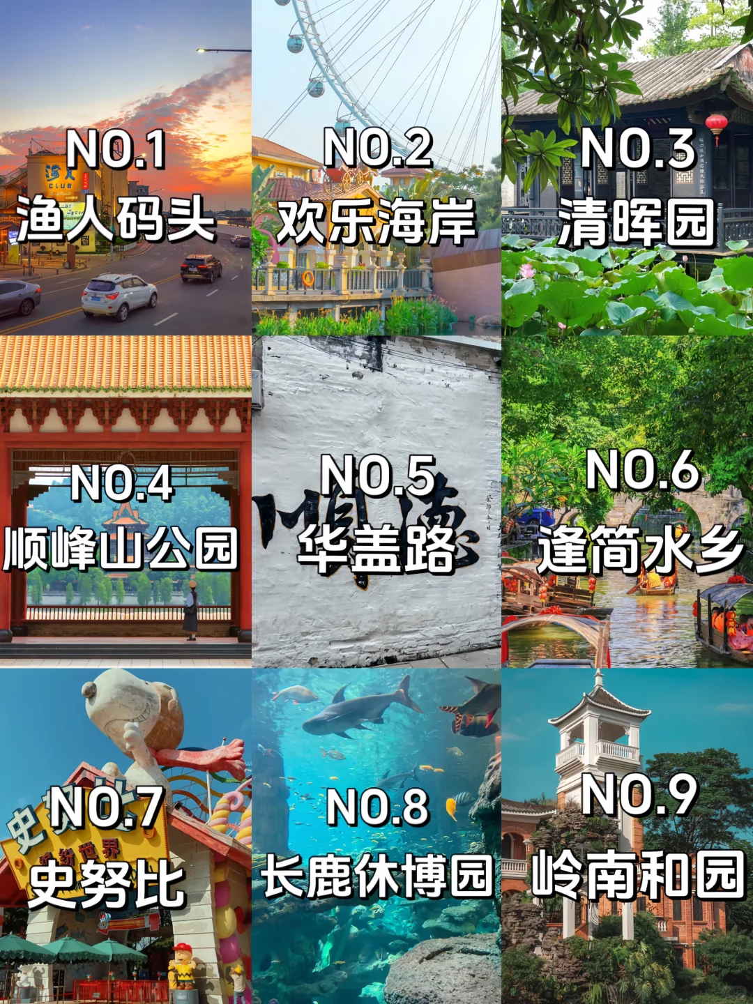 顺德周末好去处｜九大必打卡景点🔥超全攻略