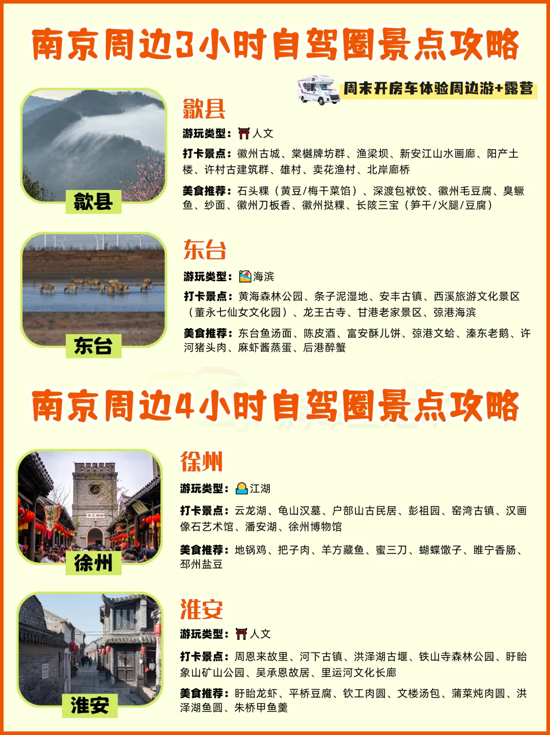南京周边游丨1-5小时自驾📍41个城市攻略