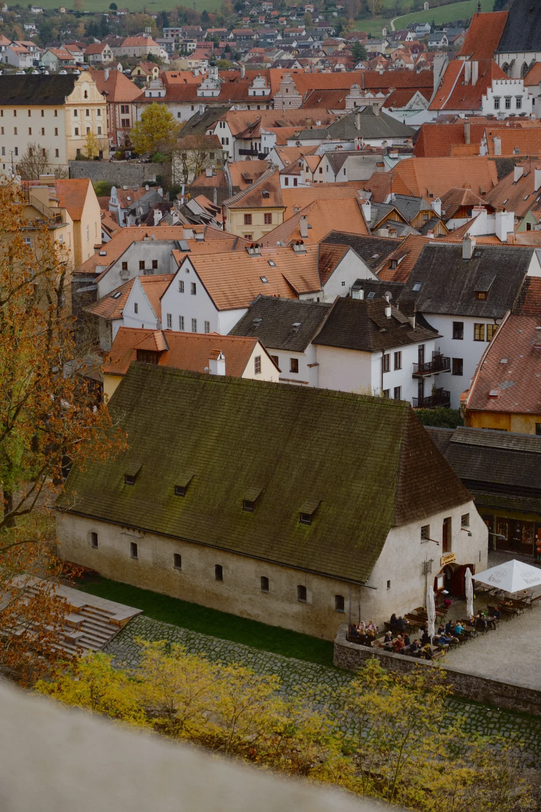 推开窗就是捷克小镇的风景🍂