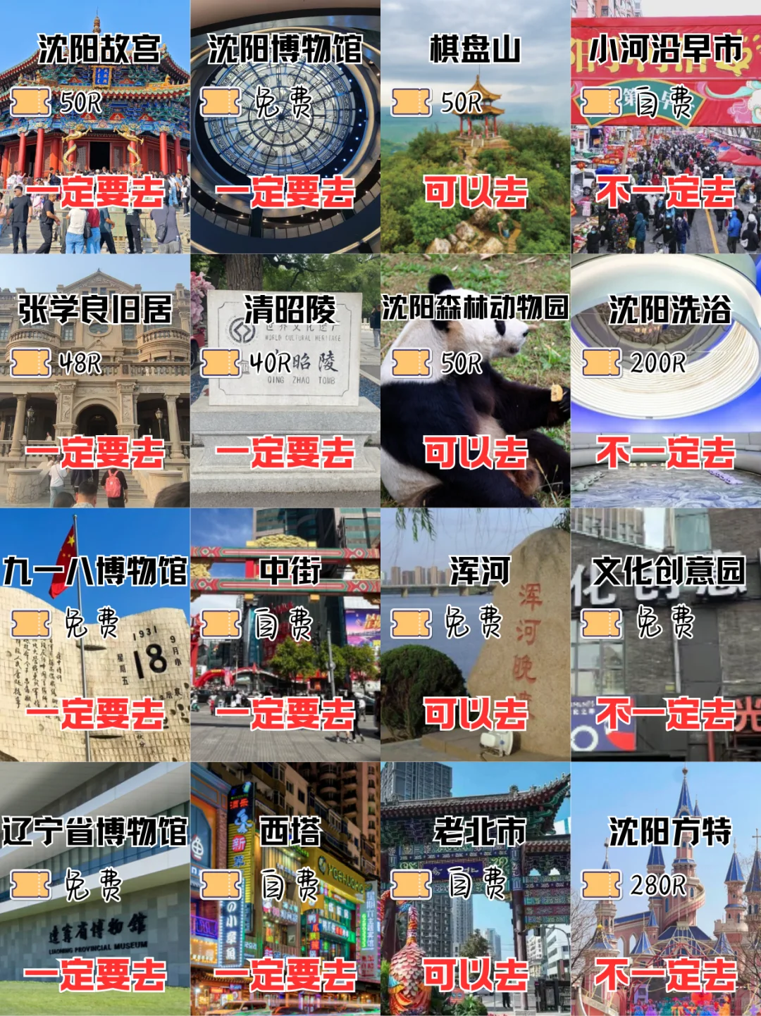 沈阳两天一夜保姆级攻略（含必玩景点）