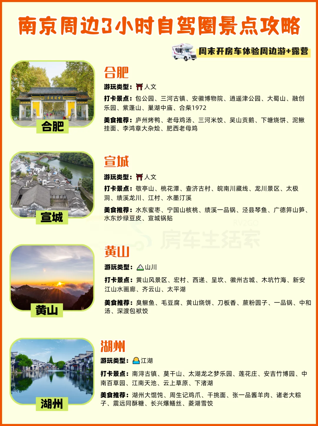南京周边游丨1-5小时自驾📍41个城市攻略