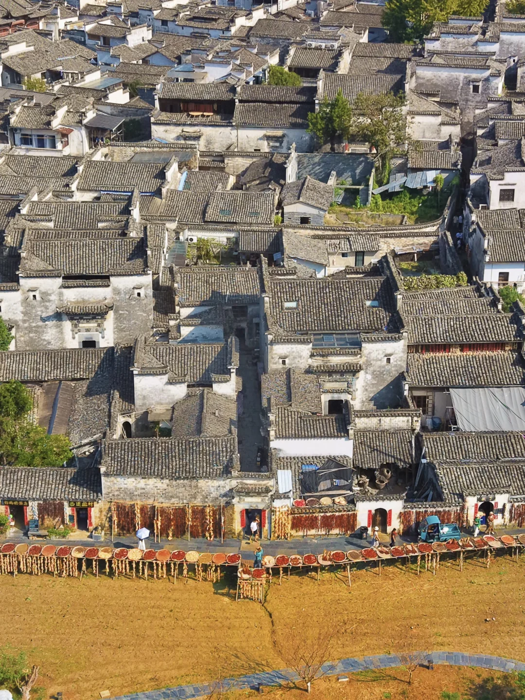 不愧是李白、陶渊明严选的徽州古村落❗️