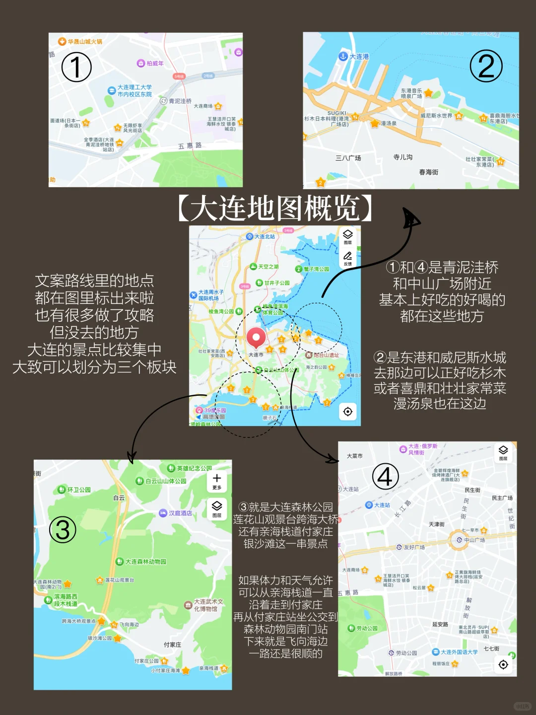 :在大连 三天两夜旅行攻略(吃住行超详细版