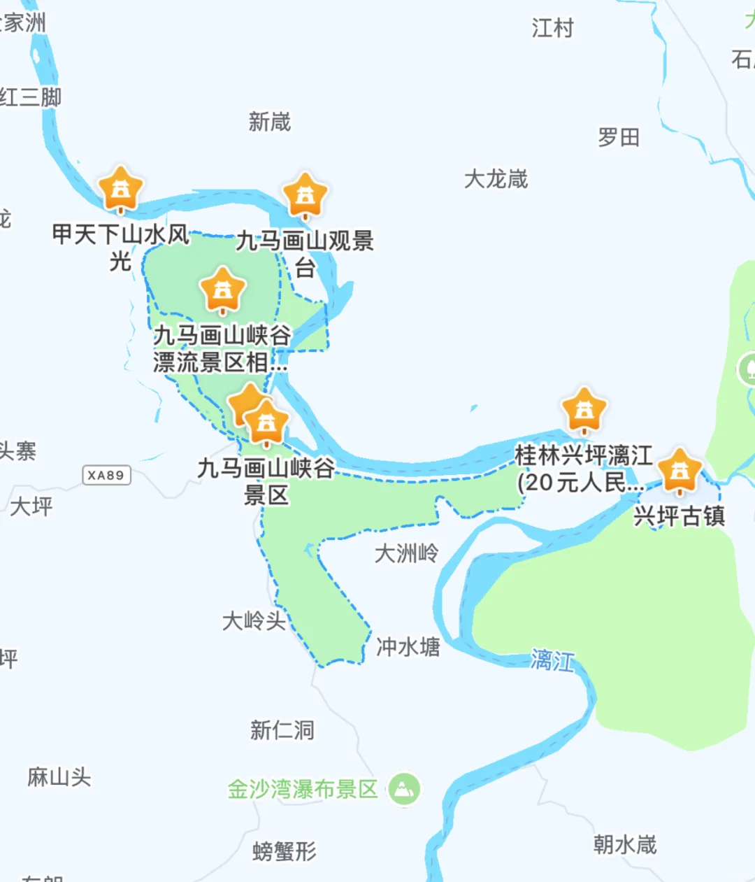 阳朔两天一夜旅游攻略