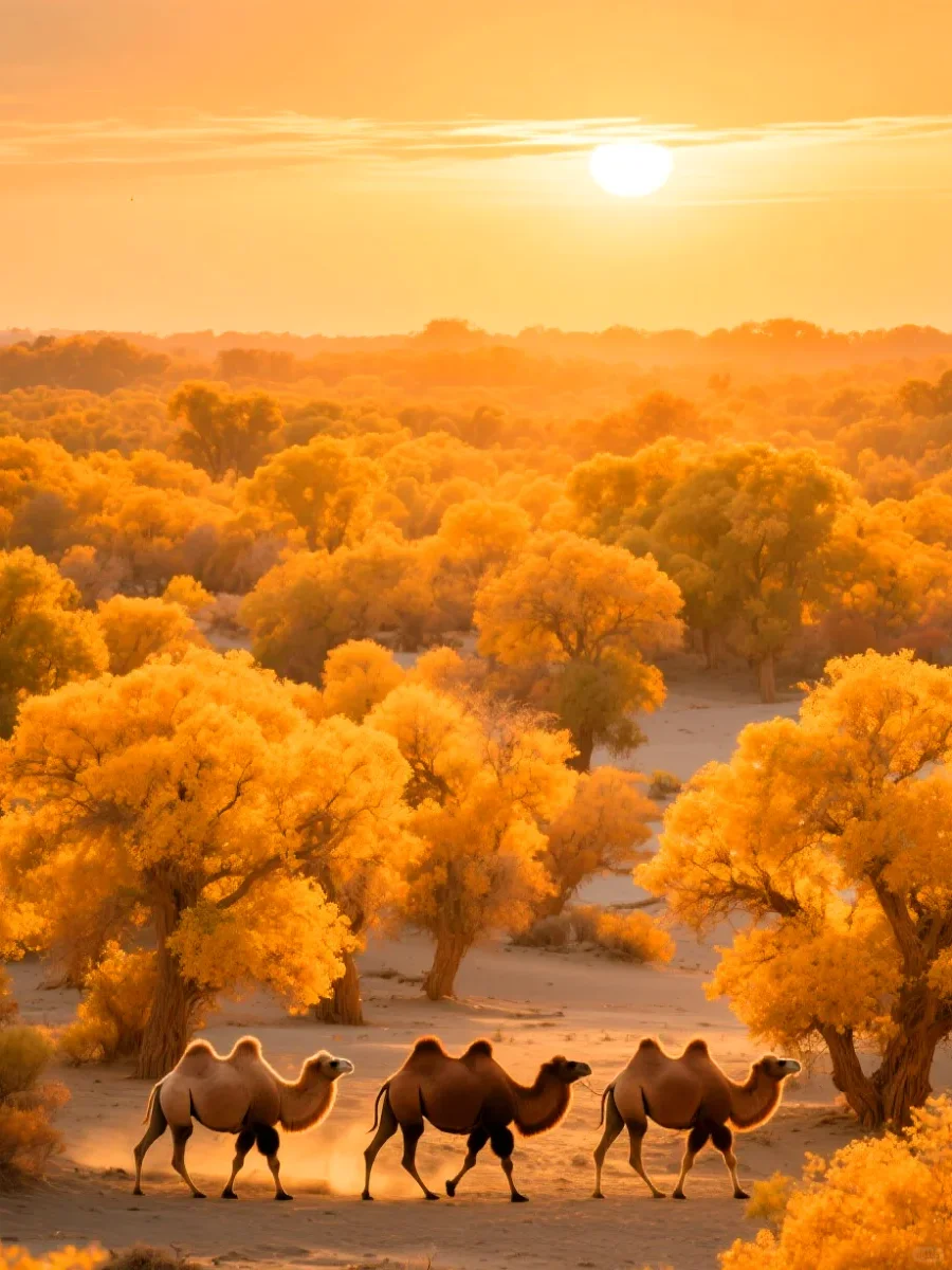 10月来南疆看胡杨林 做好攻略不踩坑🍁